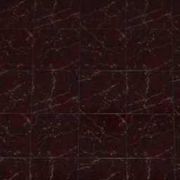 2x2 Dark Red LG Tile Marble Floor Tile