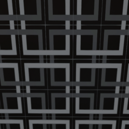 15cmx2 Corner Line Pattern Black Slider Square