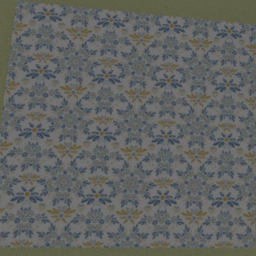 1x1 Corner French Country Floral Daisy Slider Square