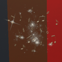Glitter Music Wall Cutout XL