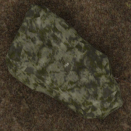Lg Mossy Rock 1-Gray