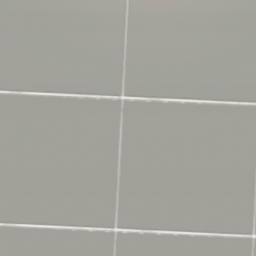 5x5 White Ceramic Tiles Bright Grout Floor Tile