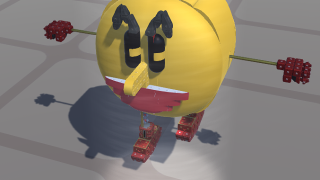 歩くパックマン