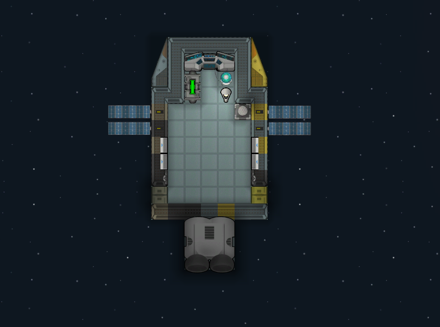 SOS2 Stuffed hull mod preview for RimWorld