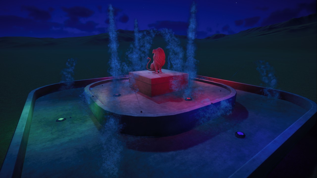 Large Light Up Fountain