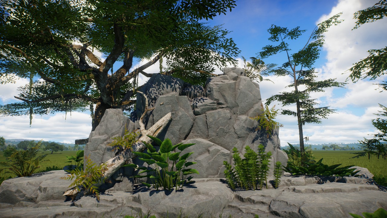 Rockformation With Trees 2