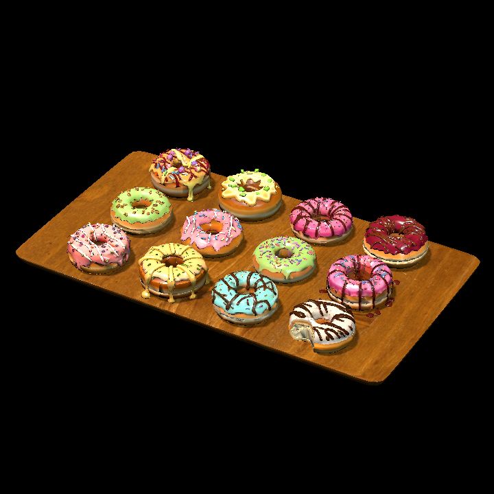 Tray of donuts 3