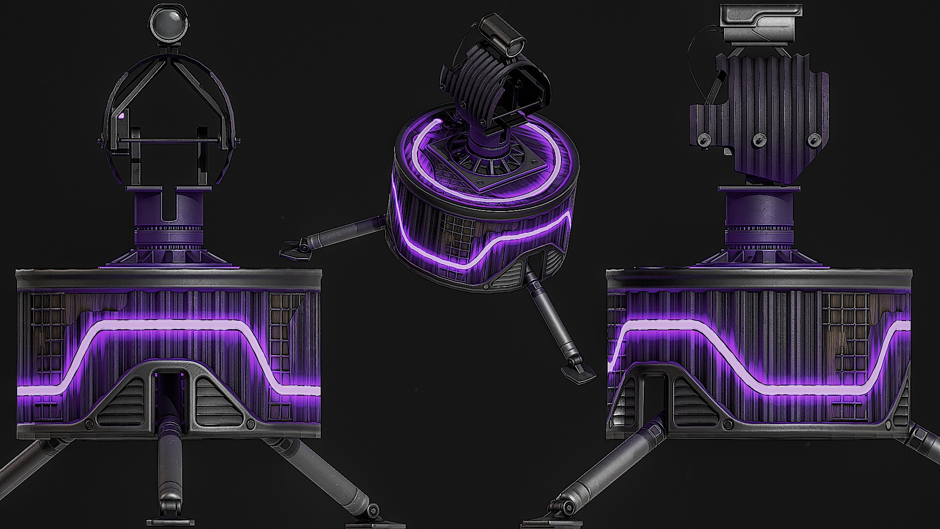 Neon Auto Turret
