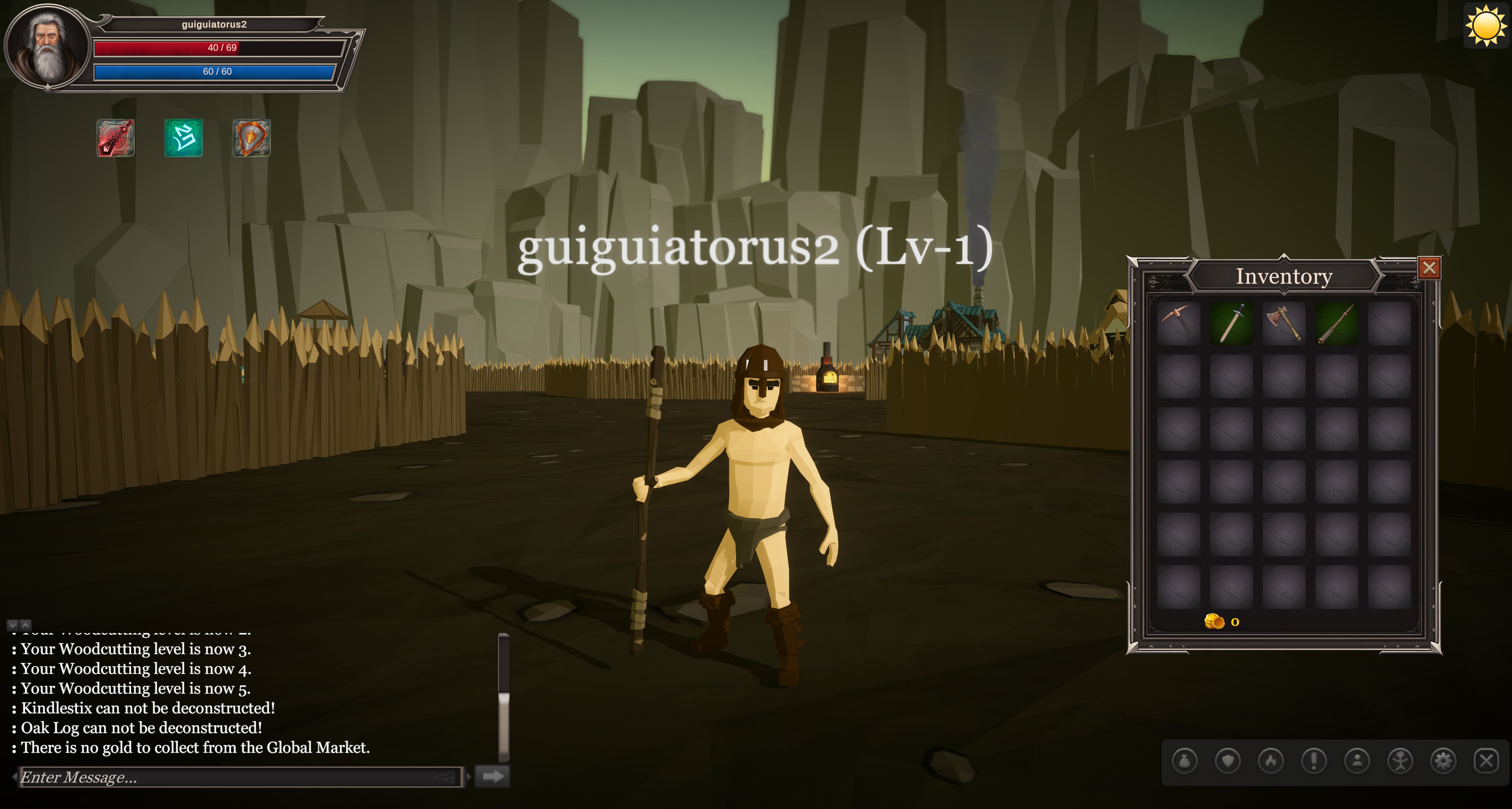 Realm of Simplicity MMORPG gameplay screenshot 2