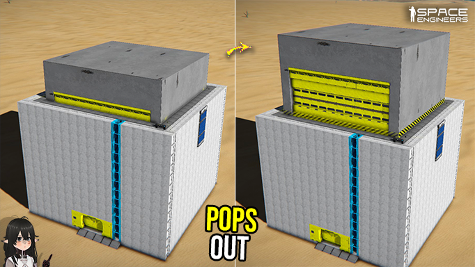 Telescoping Armored Bunker Hangar
