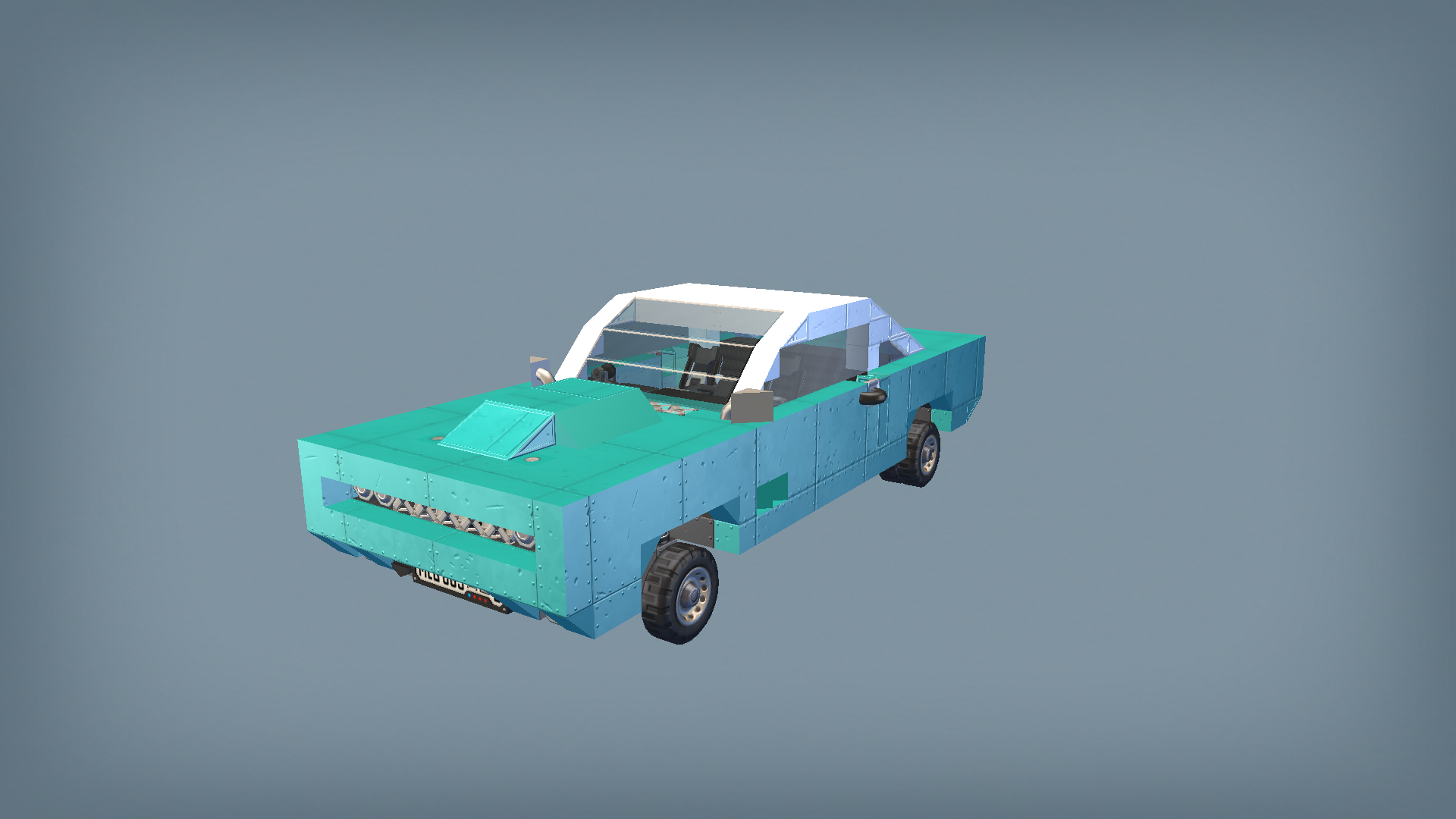 Crazy muscle car 02