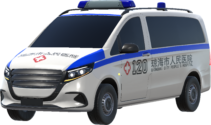 Medical Ambulance Livery of Qionghai, Hainan Province (China) 2.0