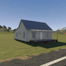small hall and parlor style house (unfurnished)