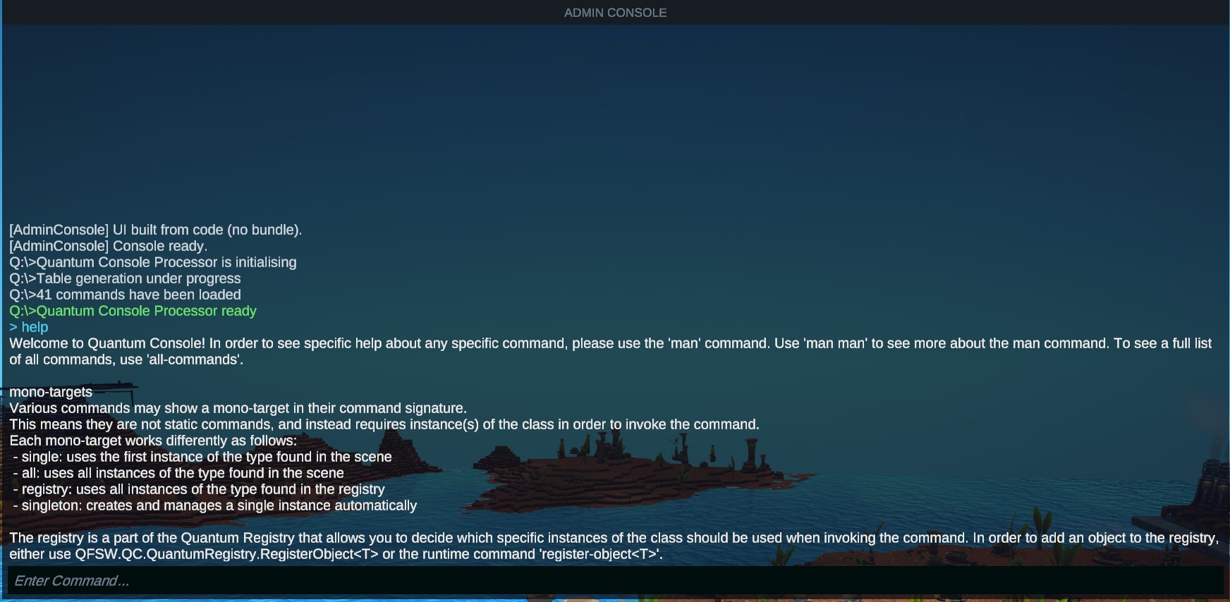 Admin Console