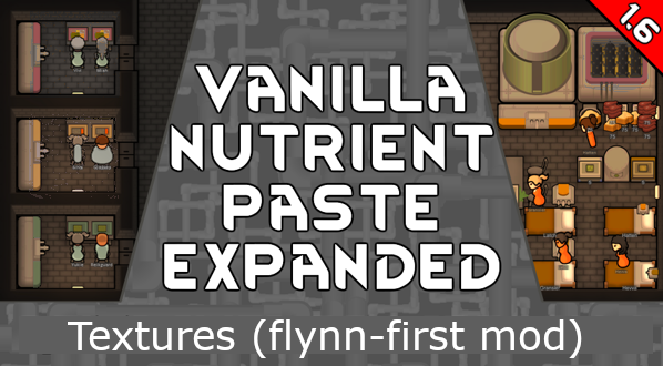 Textures for Vanilla Nutrient Paste Expanded: Reimagined Progression mod preview for RimWorld