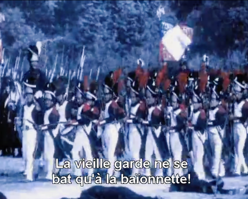 The Old Guard fights only with the bayonet!