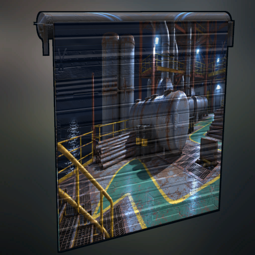 diesel large oil rig door