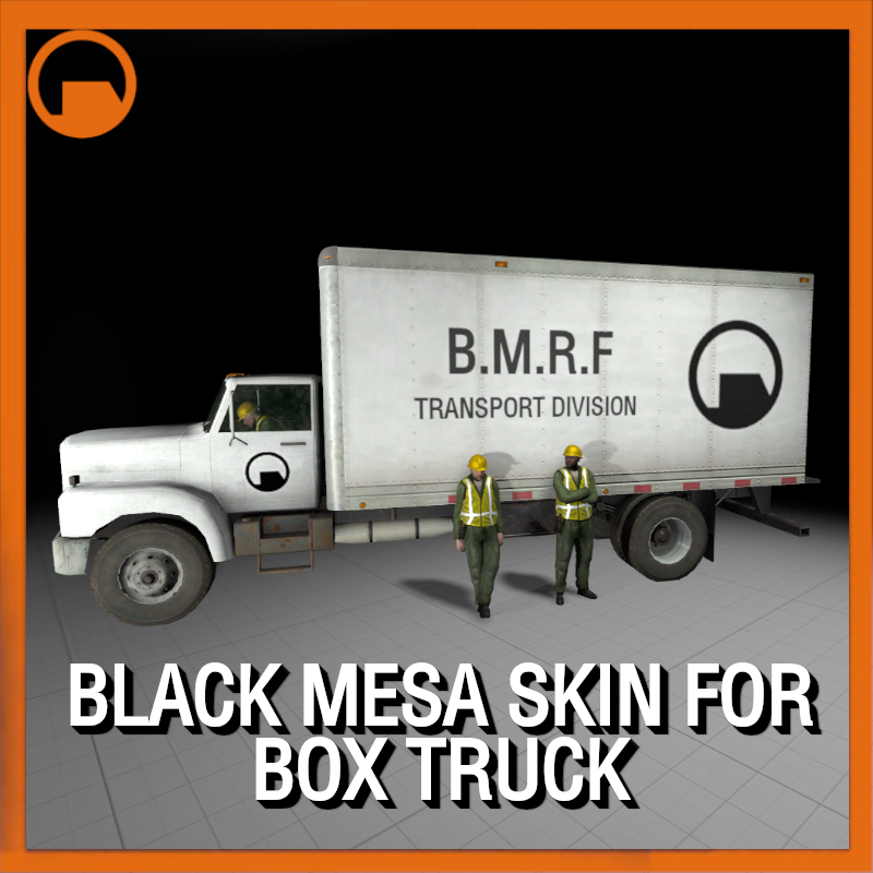Black Mesa Skin for Box Truck and Truck Cabs