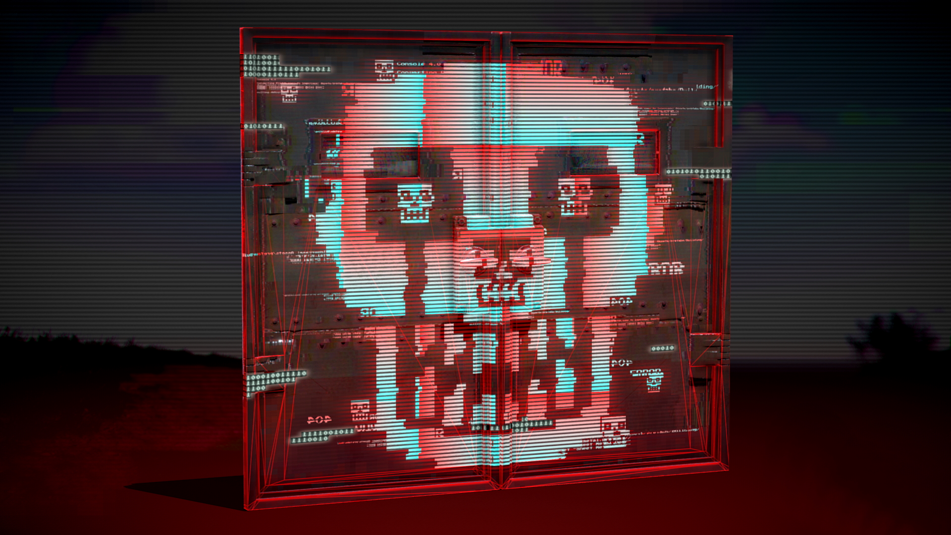 Corrupted Armored Double Door