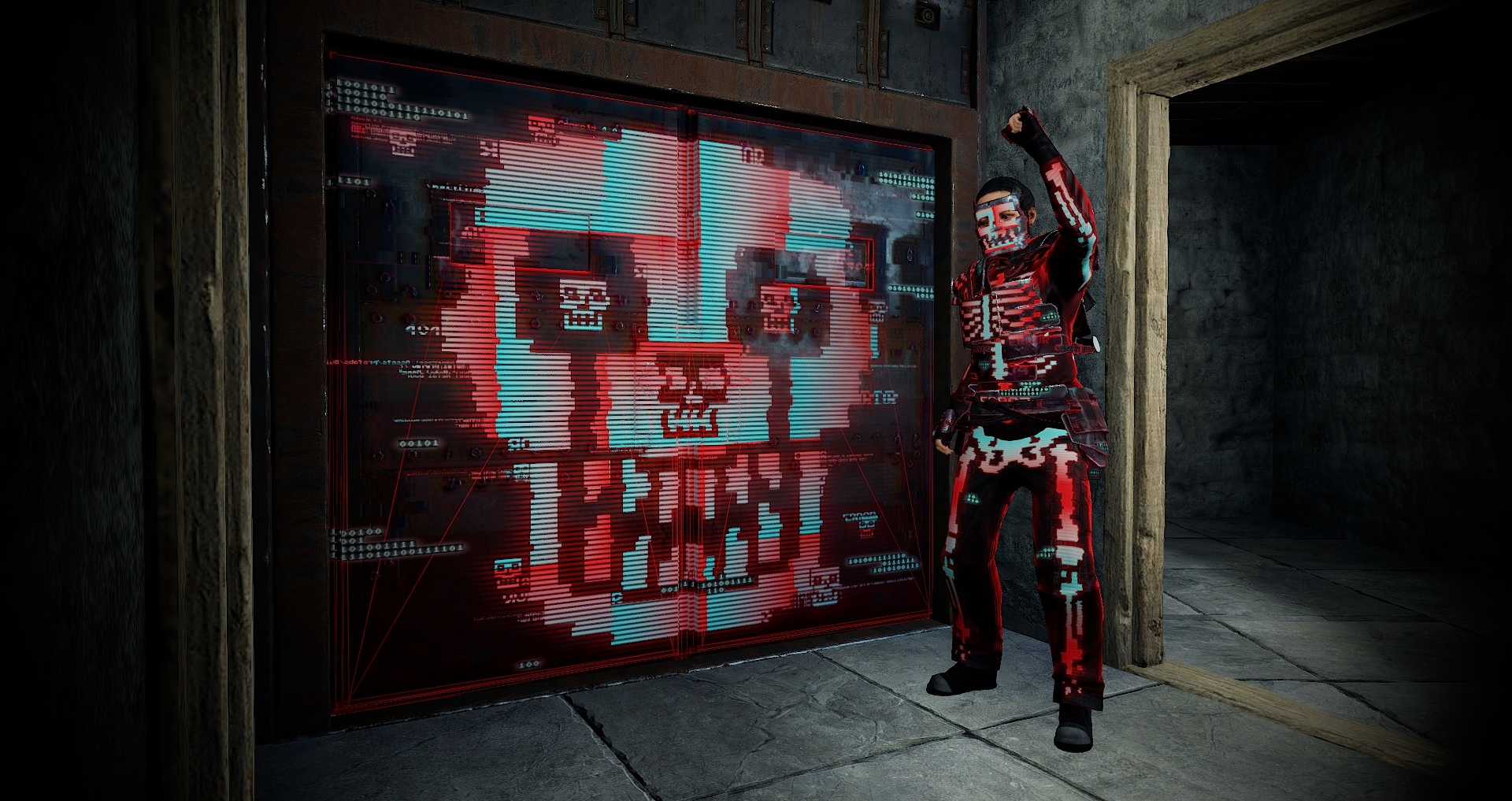 Corrupted Armored Double Door