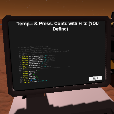 Temp.- & Press. Contr. with Filtr. (YOU Define)