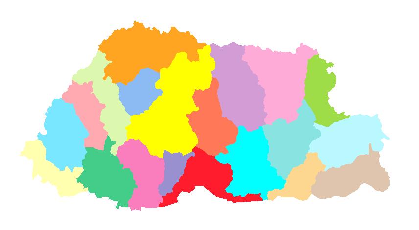 Bhutan Districts