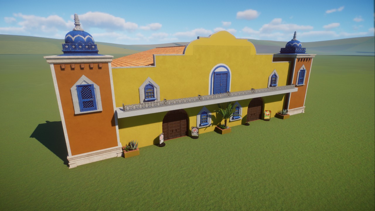mexican shop and staff building