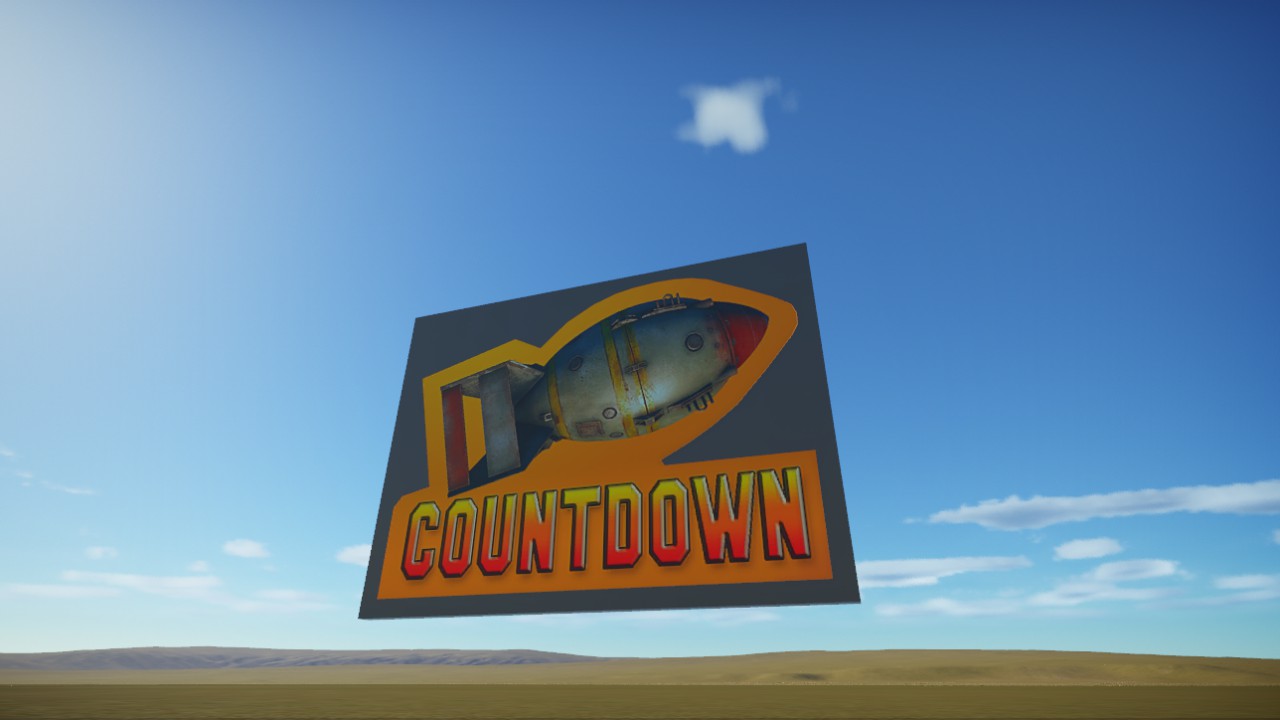 Countdown Ride Sign FIXED VERSION