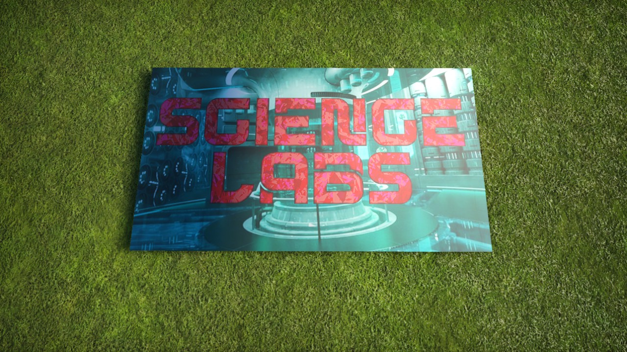 Science Lab Sign