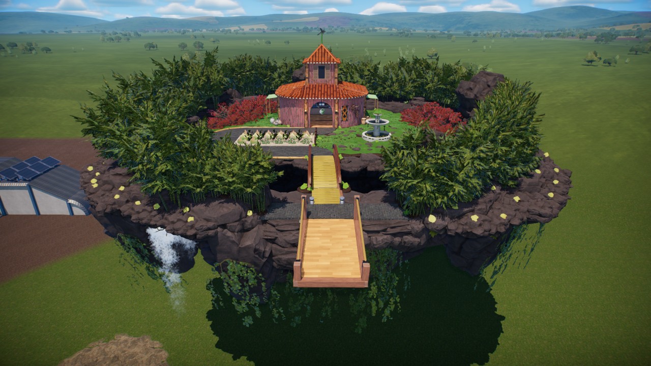 Shop on a floating island