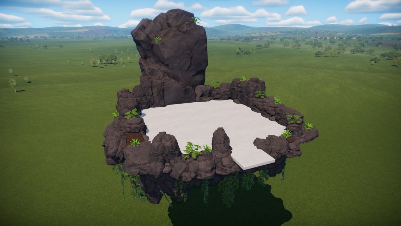 Custom floating island. Small