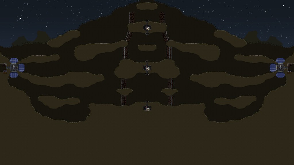 A mountain with grips