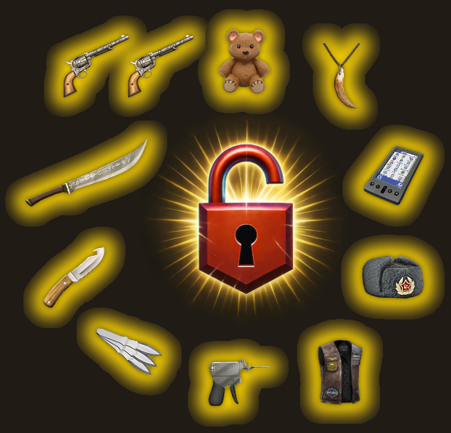 Unlocked Personal Items