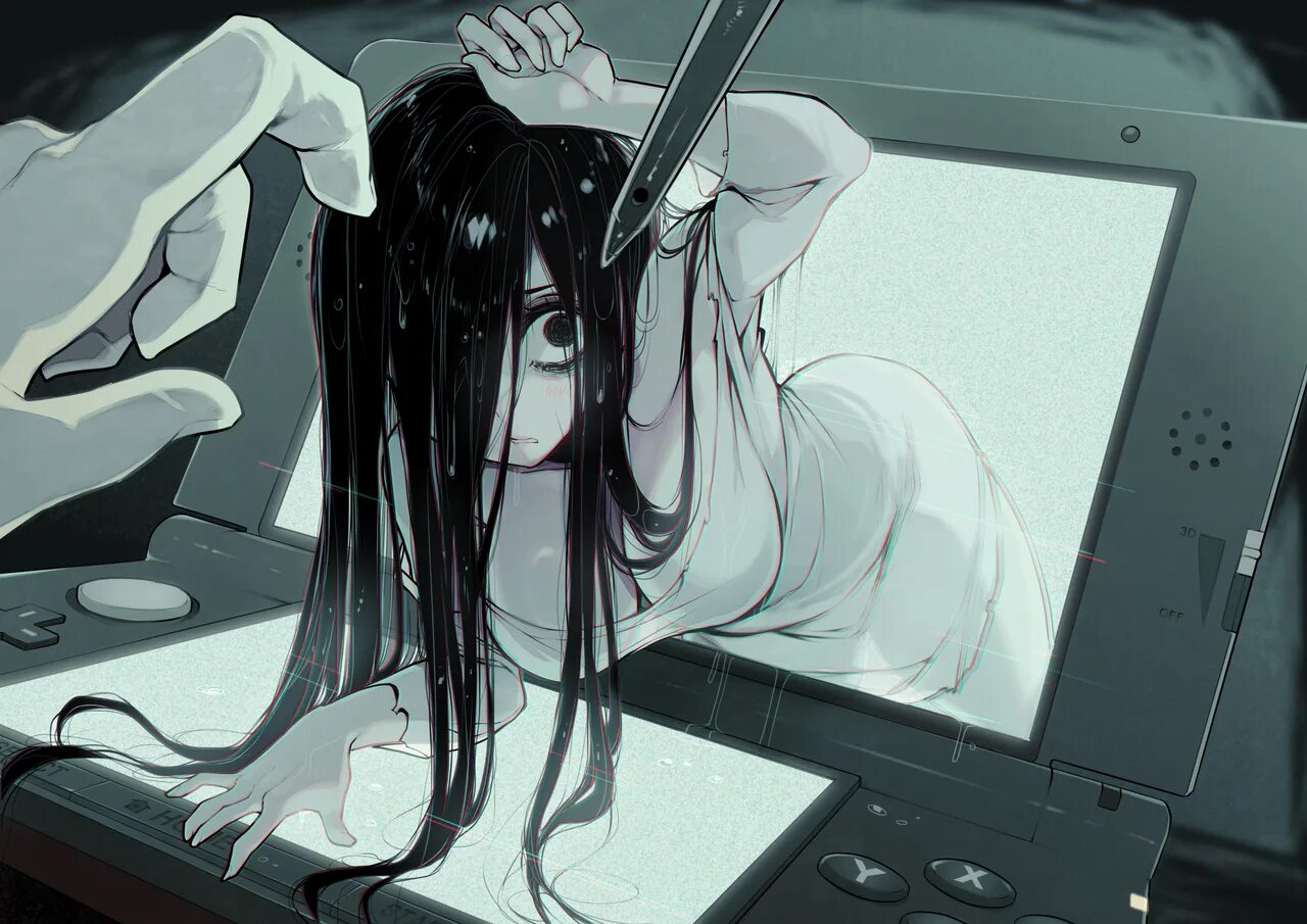 R-18 Yamamura Sadako (The Ring)  animated Glow Tablet Medkit 4
