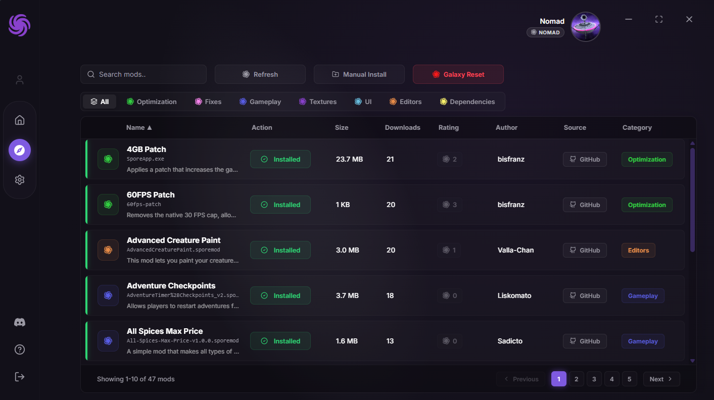 Steam Community :: Guide :: [ENG] Spore NEXT — Mod Manager