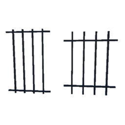 metal window security guards/burglar bars/safety bars