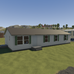 1970s 4 bedroom prefab house (unfurnished)