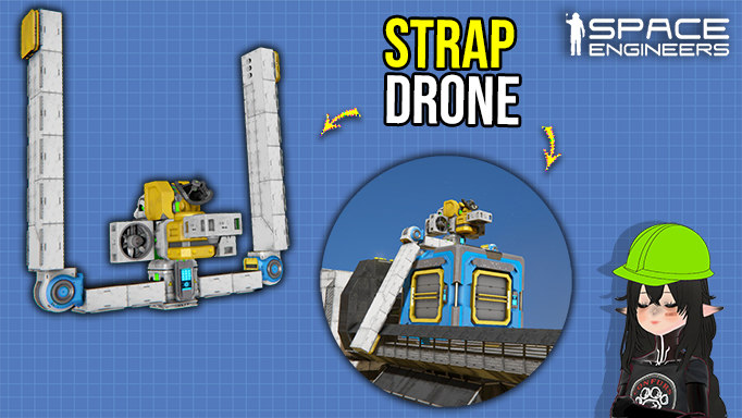 Straprone Universal Vehicle Physical Cargo Strap Drone