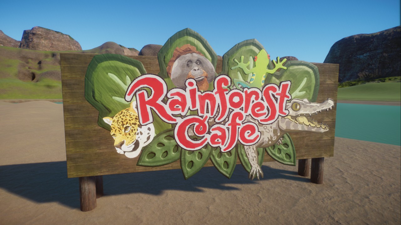 Rainforest Cafe Sign