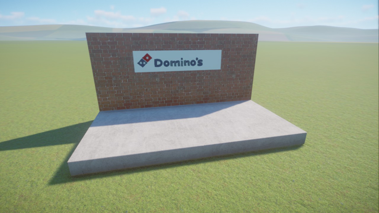 Domino's Branding Logo Sign