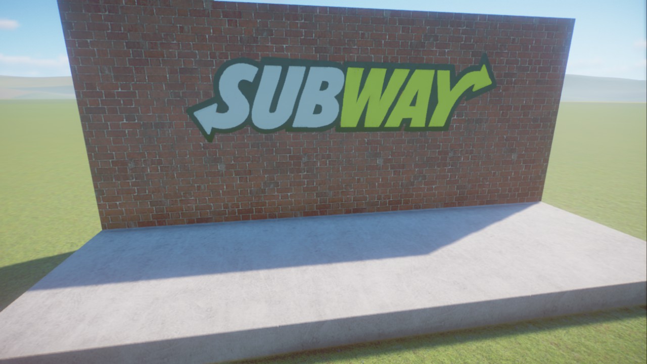 Subway Branding Logo Sign