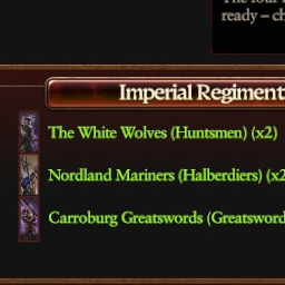 Regiments of Renown for Imperial supply