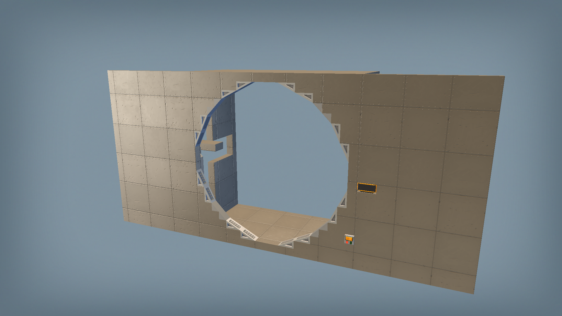 Portal Door (Vanilla, functional mechanism)