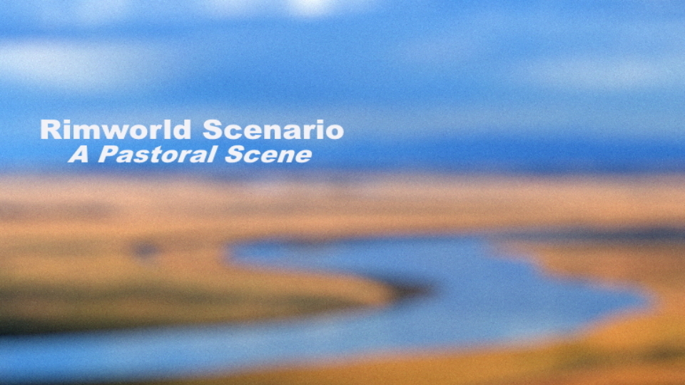 A Pastoral Scene mod preview for RimWorld