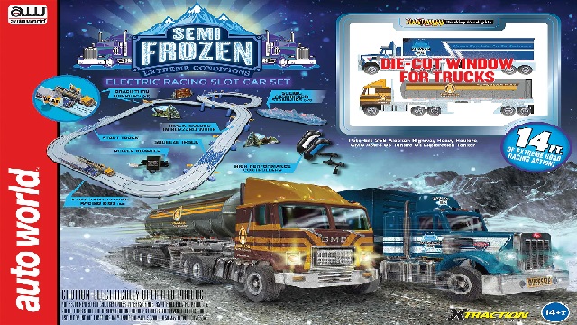 Auto World Semi Frozen Peterbilt 359 (Alaskan Highway Heavy Haulers)