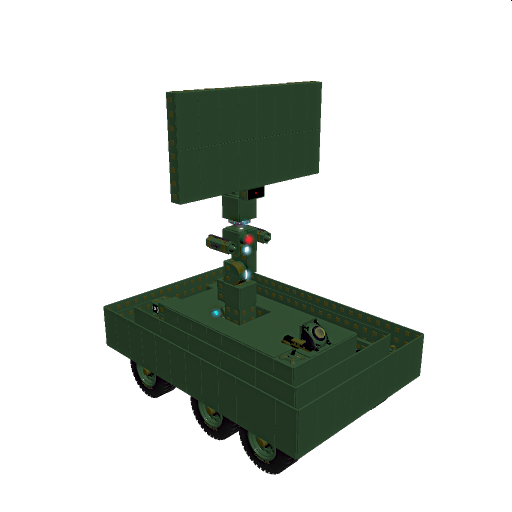 Air defense radar vehicle