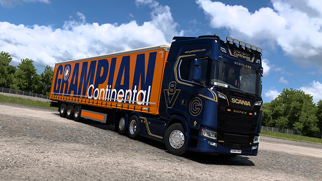 Grampian Continental - Scania S & Krone Profi Liner