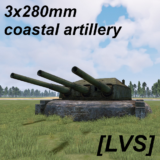 [LVS] 3x280mm coastal artillery