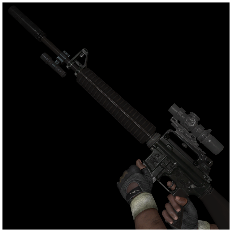 Tigg's M16 SD With Scope On L4D2 Animation
