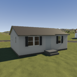 1950s-1970s 2 bedroom prefab house (unfurnished)
